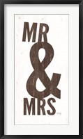 Mr & Mrs I Fine Art Print