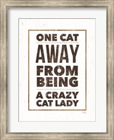 Crazy Cat Lady Fine Art Print