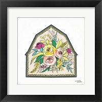 Floral Barn Fine Art Print