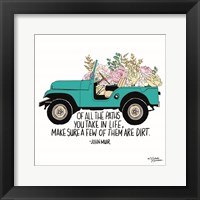 Floral Jeep Fine Art Print