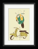 Scooter III Framed Print