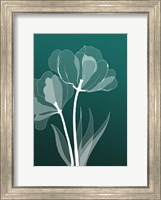 X-ray Flowers Green Fine Art Print