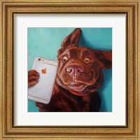 Dog Selfie Fine Art Print