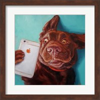 Dog Selfie Fine Art Print