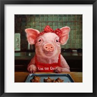 Gingerbread Pigs Fine Art Print