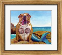 Mermaid Dog Fine Art Print