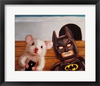 Selfie with Batman Fine Art Print