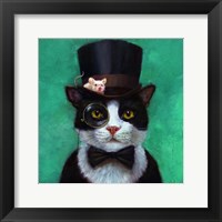 Tuxedo Cat Framed Print