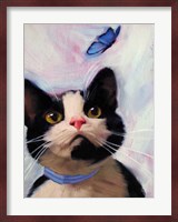 Cat and Butterfly Fine Art Print