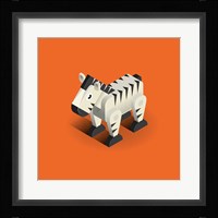 Zebra Framed Print