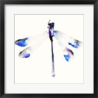 Blue & Violet Dragonfly Fine Art Print