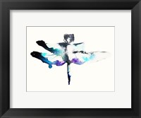 Turquoise & Violet Dragonfly Fine Art Print