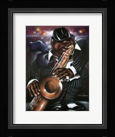 Jazzman Moe Framed Print