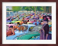 Sunday Afternoon, Looking for the Car Fine Art Print