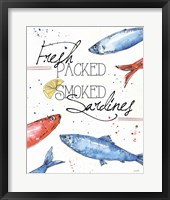 Seafood Shanty III Framed Print