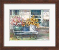 Garden Wagon Bright Fine Art Print