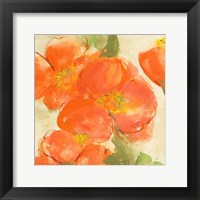 Tangerine Poppies I Fine Art Print