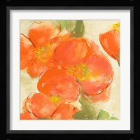 Tangerine Poppies I Fine Art Print