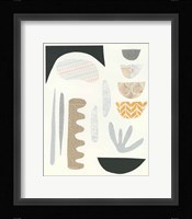 Mixed Shapes IV Framed Print