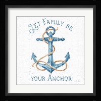 Nautical Life IV No Stripes Framed Print