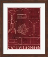 Wine Blueprint IV Fine Art Print
