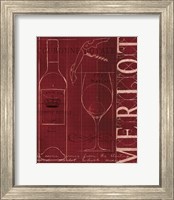 Wine Blueprint II Fine Art Print