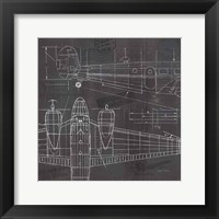 Plane Blueprint II Fine Art Print