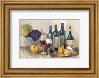 Wine and Fruit I v2 Light Fine Art Print