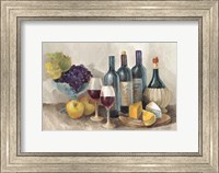 Wine and Fruit I v2 Light Fine Art Print
