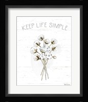 Farmhouse Cotton IV Framed Print