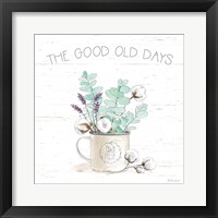 Farmhouse Cotton III Framed Print