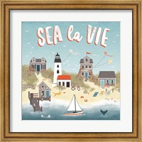 Seaside Village III Fine Art Print