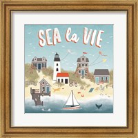 Seaside Village III Fine Art Print