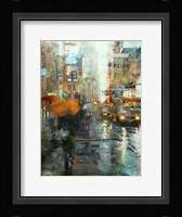 Manhattan Orange Umbrella Fine Art Print