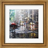 Manhattan Red Umbrella Fine Art Print