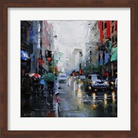 St. Catherine Street Rain Fine Art Print