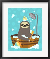 Bathing Sloth Fine Art Print