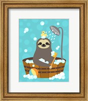 Bathing Sloth Fine Art Print