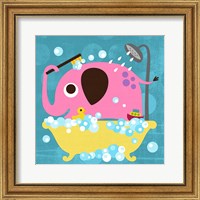 Elephant in Bathtub Fine Art Print