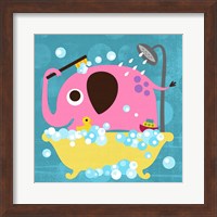Elephant in Bathtub Fine Art Print