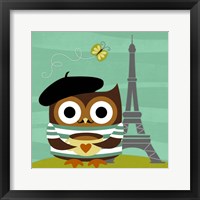 Owl in Paris Fine Art Print