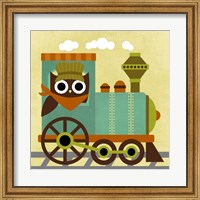 Owl Train Conductor Fine Art Print