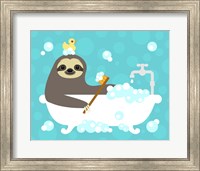 Scrubbing Bubbles Sloth Fine Art Print