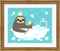 Scrubbing Bubbles Sloth Fine Art Print