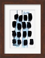 Black White Blue Fine Art Print