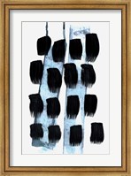 Black White Blue Fine Art Print