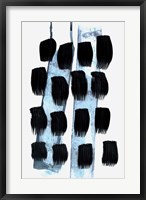 Black White Blue Fine Art Print