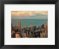 Sunset in Chicago Fine Art Print