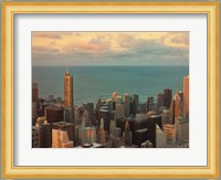 Sunset in Chicago Fine Art Print