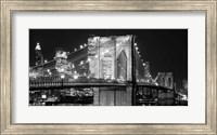 Brooklyn Bridge at Night Fine Art Print